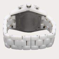 Pre Owned Chanel J12 Automatic Ceramic Stainless Steel Men's Wristwatch 41 mm