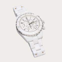 Pre Owned Chanel J12 Automatic Ceramic Stainless Steel Men's Wristwatch 41 mm