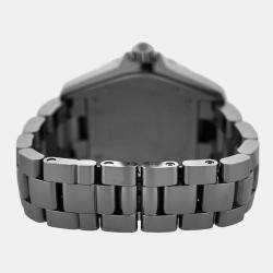 Pre Owned Chanel J12 Chromatic H2979 Automatic Grey Ceramic Stainless Steel Men's Wristwatch 38 mm