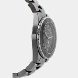 Pre Owned Chanel J12 Chromatic H2979 Automatic Grey Ceramic Stainless Steel Men's Wristwatch 38 mm