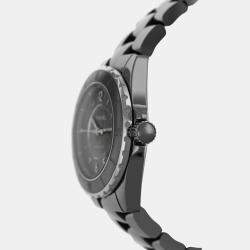 Pre Owned Chanel J12 Chromatic H2979 Automatic Grey Ceramic Stainless Steel Men's Wristwatch 38 mm