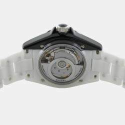 Pre Owned Chanel J12 Paradox H6515 Automatic Black/White Ceramic Men's Wristwatch 39 mm