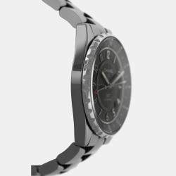 Pre Owned Chanel J12 H3099 Automatic Grey Ceramic Stainless Steel Men's Wristwatch 41 mm