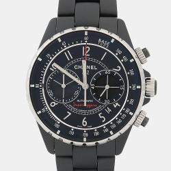 مملوكة مسبقًا ساعة يد رجالية شانيل J12 سوبرليجيرا أوتوماتيكية سيراميك ستانلس ستيل 41.5 مم