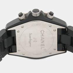 مملوكة مسبقًا ساعة يد رجالية شانيل J12 سوبرليجيرا أوتوماتيكية سيراميك ستانلس ستيل 41.5 مم