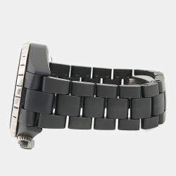 مملوكة مسبقًا ساعة يد رجالية شانيل J12 سوبرليجيرا أوتوماتيكية سيراميك ستانلس ستيل 41.5 مم