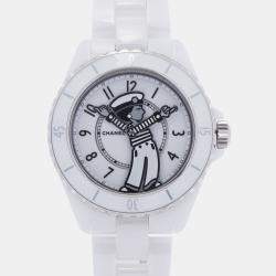 Coco Chanel Indicates the Passing Time on the Dial of Mademoiselle J12 Watch