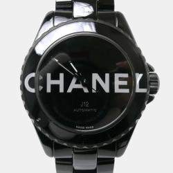 Chanel Black Ceramic J12  H7418 Automatic Men's Wristwatch 38 mm