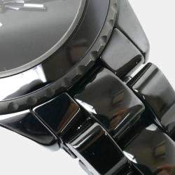 Chanel Black Ceramic J12  H7418 Automatic Men's Wristwatch 38 mm