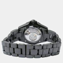 Chanel Black Ceramic J12  H7418 Automatic Men's Wristwatch 38 mm