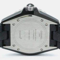 Chanel Black Ceramic J12 H0684 Automatic Men's Wristwatch 39 mm