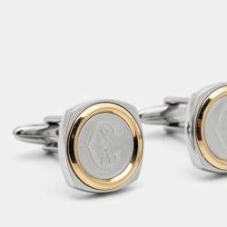 Pre Owned Charriol Two Tone Metal Toggle Cufflinks
