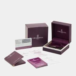 Pre Owned Charriol Alor Stainless Steel Gunmetal Tone Bracelet