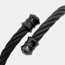 Pre Owned Charriol Alor Stainless Steel Gunmetal Tone Bracelet