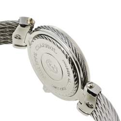 Pre Owned Philippe Charriol Blue 18K Yellow Gold & Stainless Steel 55.97.2379 Men's Wristwatch 33 mm