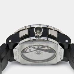 Chaumet Black PVD Coated Titanium Stainless Steel Rubber Class One W17291-45B Men's Wristwatch 45 mm 