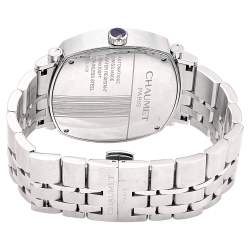 Pre Owned ساعة يد رجالية شوميه داندي بيج ديت W11680-47C ستانلس ستيل زرقاء 39 مم