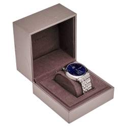 Pre Owned ساعة يد رجالية شوميه داندي بيج ديت W11680-47C ستانلس ستيل زرقاء 39 مم