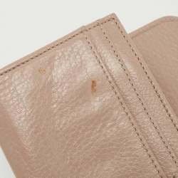 Chloe Beige Leather Lily Continental Wallet