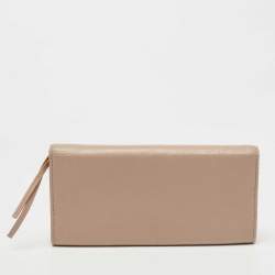 Chloe Beige Leather Lily Continental Wallet