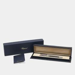 Chopard Brescia Carbon Fiber Silver Tone Ballpoint Pen