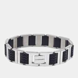 Chopard Classic Racing Rubber Stainless Steel Bracelet