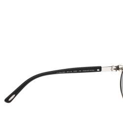 Chopard Black & Silver/ Grey Polarized SCH 931 Aviator Sunglasses