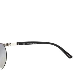 Chopard Black & Silver/ Grey Polarized SCH 931 Aviator Sunglasses