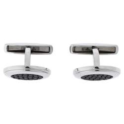 Chopard Silver Tone Classic Mille Miglia Racing Cufflinks