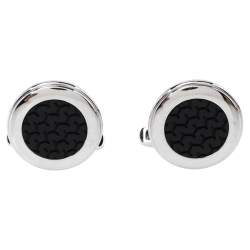 Chopard Silver Tone Classic Mille Miglia Racing Cufflinks