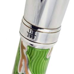 Chopard Green & Pink Coral Sterling Silver Limited Edition Rollerball Pen