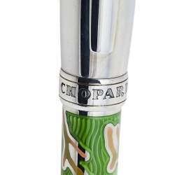 Chopard Green & Pink Coral Sterling Silver Limited Edition Rollerball Pen