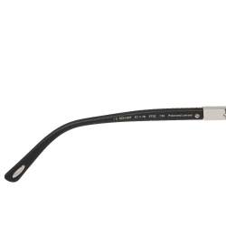 Chopard Black & Silver/Grey SCH907 Polarized Aviator Sunglasses