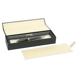 Pre Owned Chopard Racing Black Rubber Yellow Gold Plated Rollerball Pen