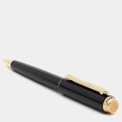 Chopard Ice Cube Black Resin Rose Gold Plated Ballpoint Pen