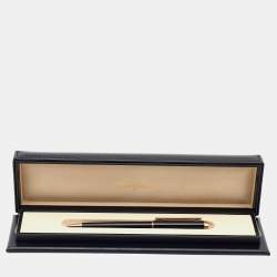 Chopard Ice Cube Black Resin Rose Gold Plated Ballpoint Pen