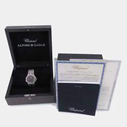 Chopard Grey Stainless Steel Alpine Eagle 298600-3002 Automatic Men's Wristwatch 41 mm