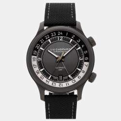 Pre-Owned Chopard L.U.C GMT One Black Limited Edition 168579-3004