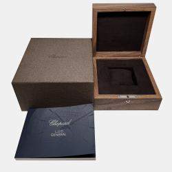 Pre-Owned Chopard L.U.C GMT One Black Limited Edition 168579-3004