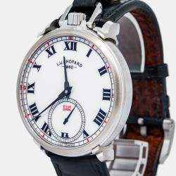 Chopard L.U.C The Tribute 1635000 Manual Winding White 18K White Gold Men's Wristwatch 50mm