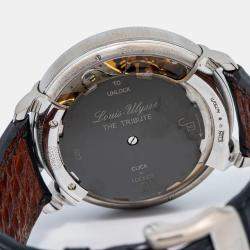 Chopard L.U.C The Tribute 1635000 Manual Winding White 18K White Gold Men's Wristwatch 50mm