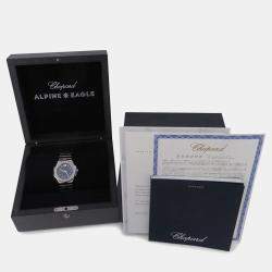 Pre Owned Chopard Alpine Eagle 298600-3005 Automatic Grey Titanium Men's Wristwatch 41 mm