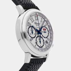 Pre Owned Pre-Owned Chopard Mille Miglia Chronograph 16/8331-99 Silver Automatic Stainless Steel Men's Wristwatch 39 MM