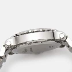 Pre Owned Chopard Happy Sport 288499-3003 White Dial Diamond Stainless Steel Men's Wristwatch 42 mm