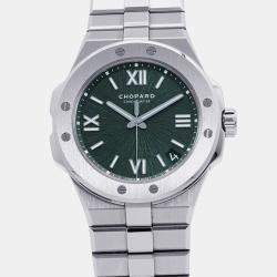Pre Owned Chopard Alpine Eagle 298600-3014 Green Stainless Steel Automatic Men's Watches 41mm