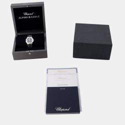Pre Owned Chopard Alpine Eagle 298600-3014 Green Stainless Steel Automatic Men's Watches 41mm