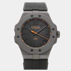 Pre Owned Chopard Alpine Eagle SL Cadence 8HF 298600-3028 Black Titanium Automatic Men's Watches 41mm