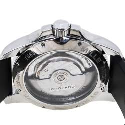 Chopard Black Stainless Steel Rubber MIlle Miglia GT XL 16-8514-3001 Men's Wristwatch 44 mm