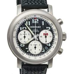 Chopard Black Titanium Happy Mille Miglia Chronograph 8407 Men's Wristwatch 40.5 MM