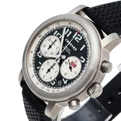 Chopard Black Titanium Happy Mille Miglia Chronograph 8407 Men's Wristwatch 40.5 MM